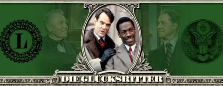 Die Gl�cksritter mit Dan Aykroyd, Eddie Murphy und Jamie Lee Curtis