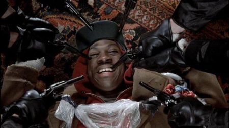 Die Gl�cksritter mit Dan Aykroyd, Eddie Murphy und Jamie Lee Curtis