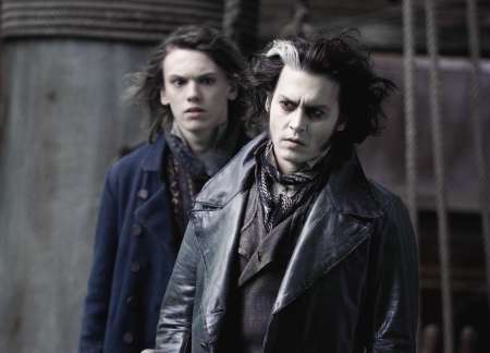 Sweeney Todd mit Johnny Depp, Alan Rickman und Helena Bonham Carter Sweeney Todd mit Johnny Depp, Alan Rickman und Helena Bonham Carter
