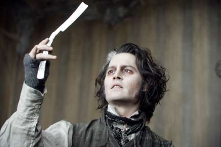 Sweeney Todd mit Johnny Depp, Alan Rickman und Helena Bonham Carter Sweeney Todd mit Johnny Depp, Alan Rickman und Helena Bonham Carter