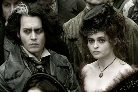 Sweeney Todd mit Johnny Depp, Alan Rickman und Helena Bonham Carter Sweeney Todd mit Johnny Depp, Alan Rickman und Helena Bonham Carter