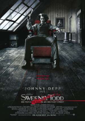 Sweeney Todd mit Johnny Depp, Alan Rickman und Helena Bonham Carter Sweeney Todd mit Johnny Depp, Alan Rickman und Helena Bonham Carter