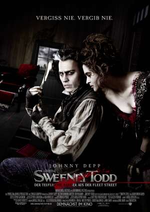 Sweeney Todd mit Johnny Depp, Alan Rickman und Helena Bonham Carter Sweeney Todd mit Johnny Depp, Alan Rickman und Helena Bonham Carter