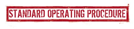 Standard Operating Procedure